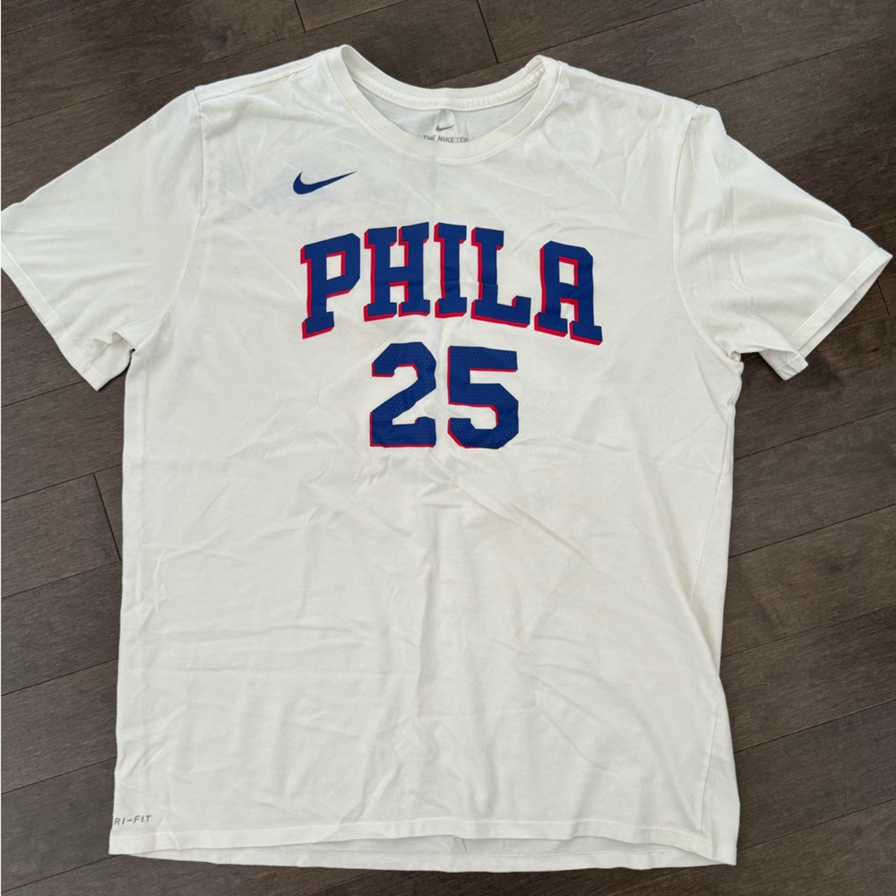 Nike Ben Simmons Philadelphia 76ers XL Basketball Short Sleeve Tee